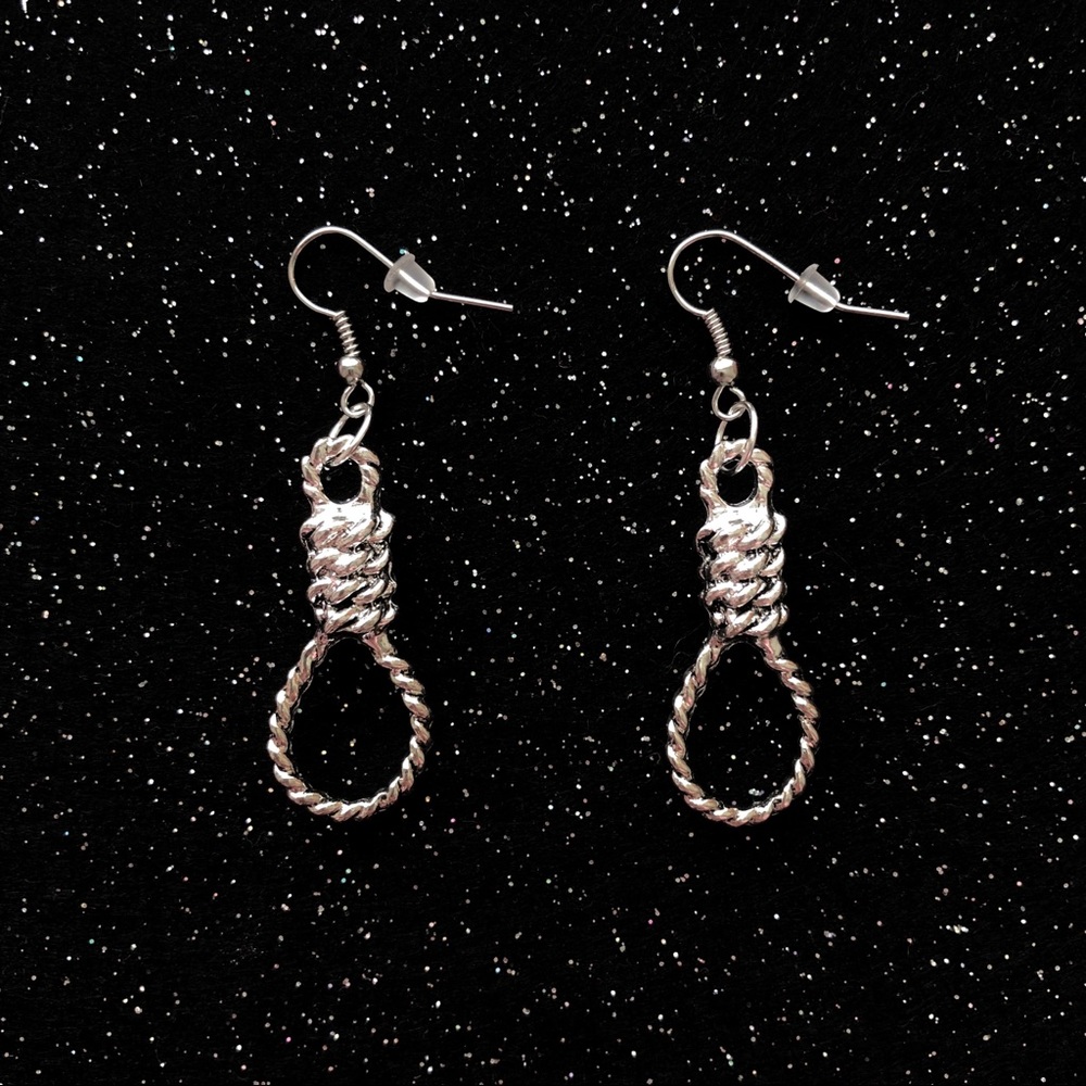 Noose rope earrings / danglers 🖤 OUT OF STOCK